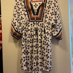 Tory Burch Beetle Print Cover Up